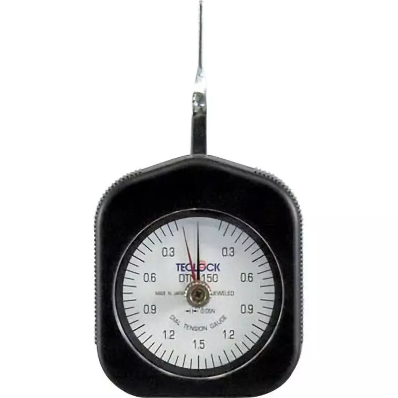 Teclock Dial Tension Gauge 0.15-1.5-0.15 Scale Type 0.15 N to 1.5 N Measurement Range 0.05 N Scale, DTN-150G