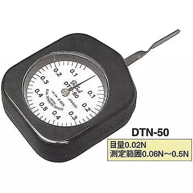 Teclock Dial Tension Gauge 6-50-6 Scale Type 6 mN to 50 mN Measurement Range, DTN-5