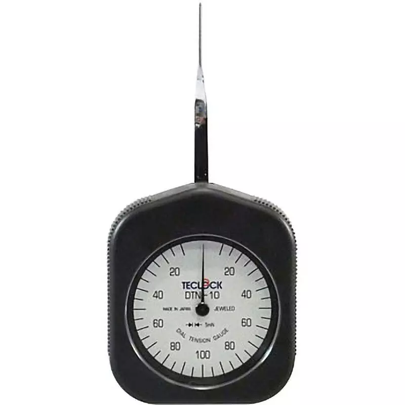 Teclock Dial Tension Gauge 10-100-10 Scale Type 10 mN to 100 mN Measurement Range, DTN-10