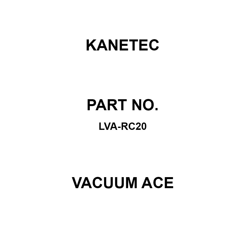KANETEC Vacuum Ace Charger, remote control Included Components 80 kg Lifting Capacity 310.0 Handle Diameter, LVA-RC20