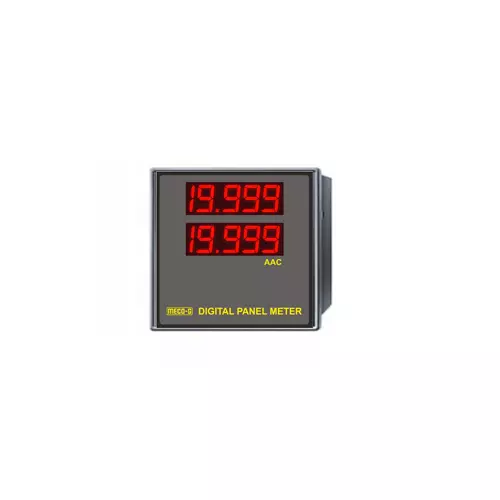 Meco-G 0 - 200mA AC Input 3.5 Digit Double Display Digital Panel Ammeter R-4050BND - 96x96 mm