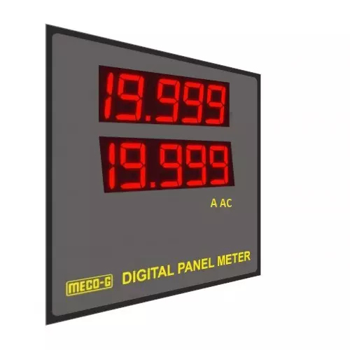 Meco-G 0 - 200μA AC Input 3.5 Digit Double Display Digital Panel Ammeter R-4050BND - 96x96 mm
