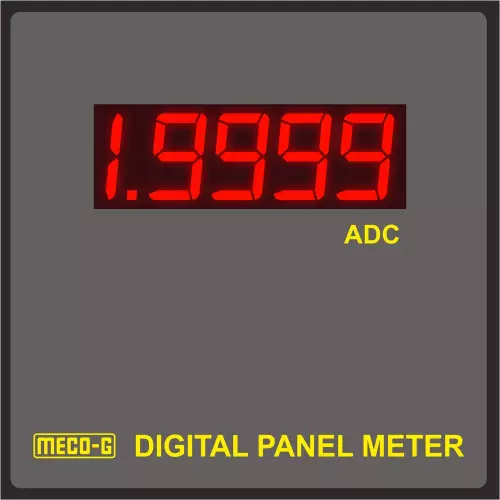 Meco-G 0 - 20mA DC Input 4.5 Digit Digital Panel Ammeter R-4500 - 96x288 mm