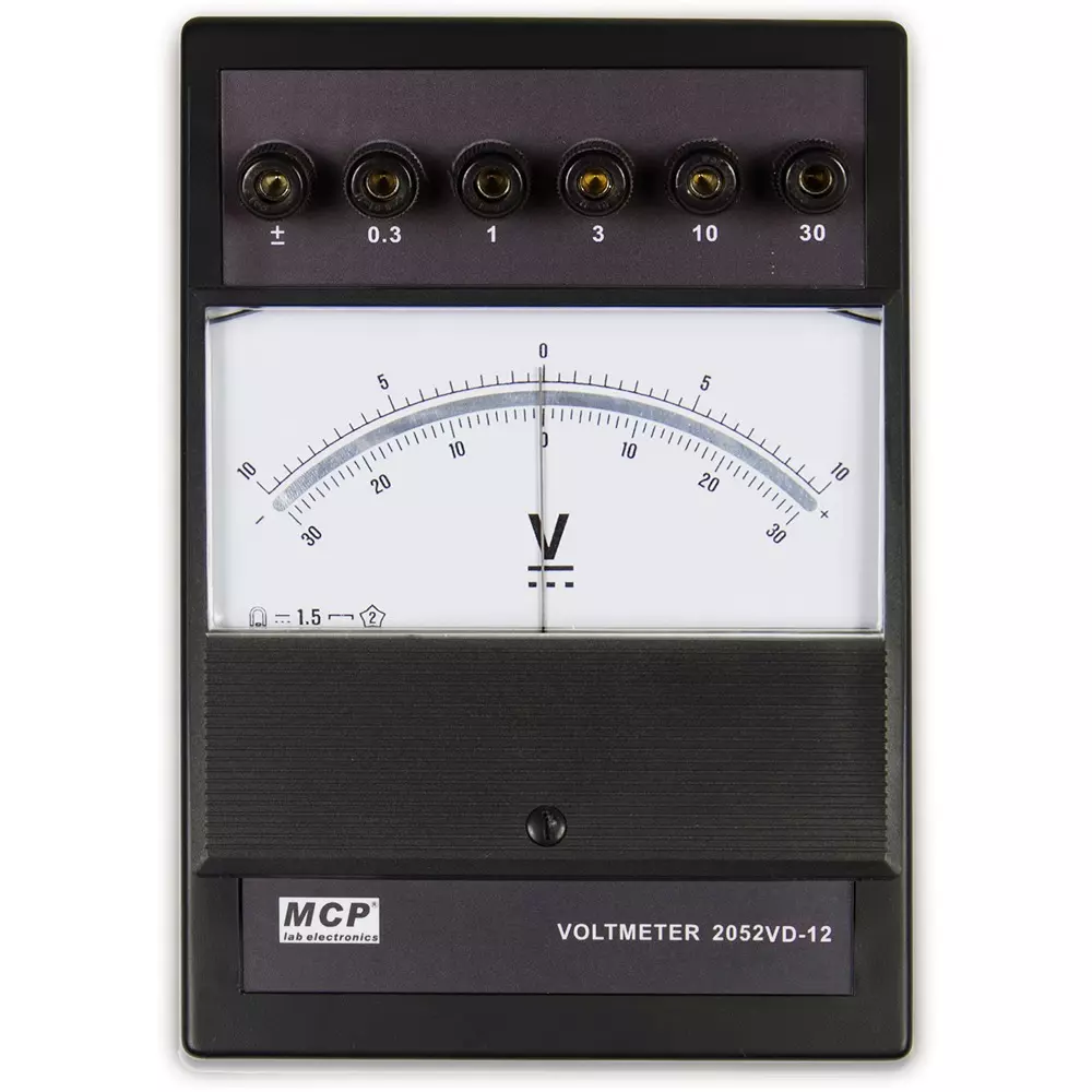 MCP Analog Electric Meter 0 to 40 ℃ Operating Temperature Range, 2052VD-13