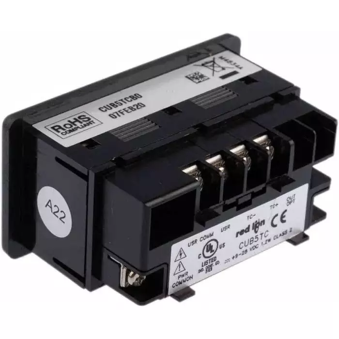 Red Lion CUB5 LCD, Single Line Temperature Indicator, CUB5TCB0