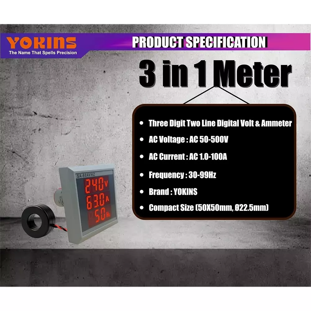 yokins-3-in-1-digital-vaf-meter-50-500-v-ac-voltage-panel-mount-3-digit-2-line-display-type-sa-60vahz