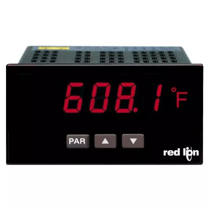 Red Lion PAX LED Digital Panel Multi-Function Meter for Temperature, Voltage, 45 mm x 92mm, PAXLT000