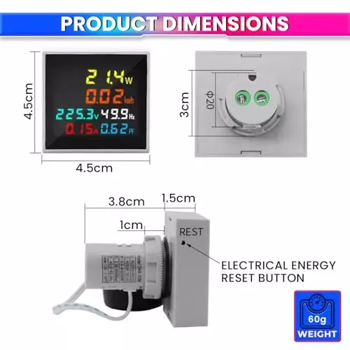 amicisense-6-in-1-digital-power-meter-50300-v-ac-voltmeter-09999-a-ammeter-kwh-power-frequency-pf-1xelec-6in1-mtr