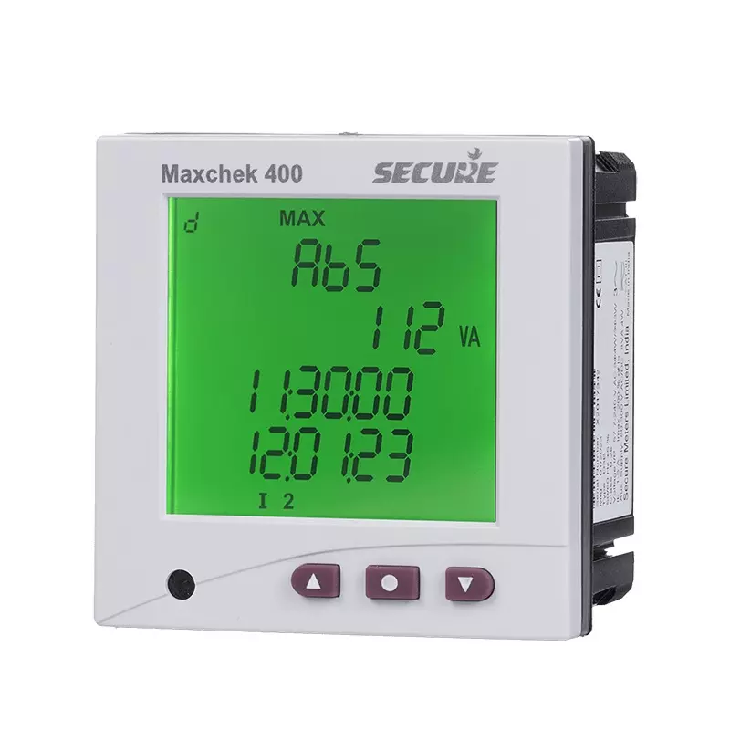 Secure Multi Function Meter Demand Controller 3 Phase 4 Line backlit LCD Display 96x96 mm Size, Accuracy Class 0.5s, Maxcheck 400