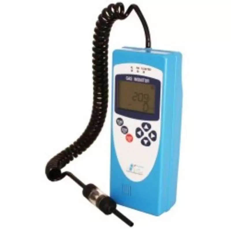 KOMYO RIKAGAKU KOGYO Two-Component Meter ℃Principle: O2/Galvanic cell type, H2/Constant potential electrolysis type ℃Minimum digit, MD-619E