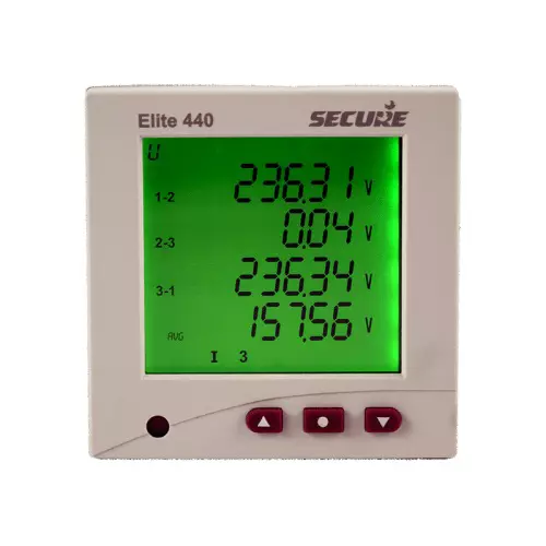 Secure Multi-Function Meter Three Phase 0.2s, 0.5s, 1.0 Accuracy Class, Elite 440-445