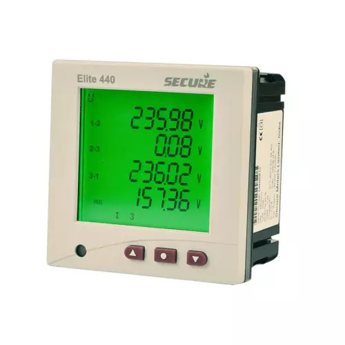 Secure Multi-Function Meter Three Phase 0.2s, 0.5s, 1.0 Accuracy Class, Elite 440-445