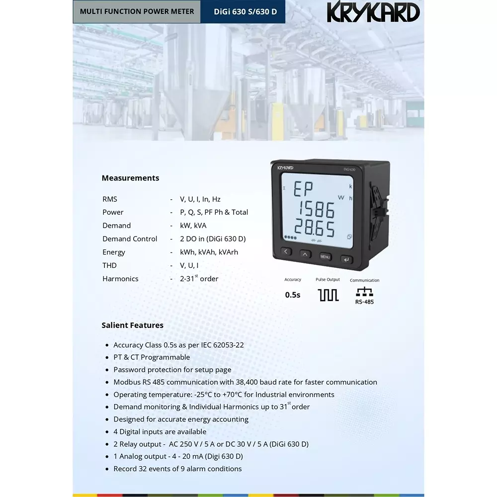 krykard-05s-rs-485-demand-control-ind-harmonics-multi-function-power-meter-digi-630-d-panel-meter
