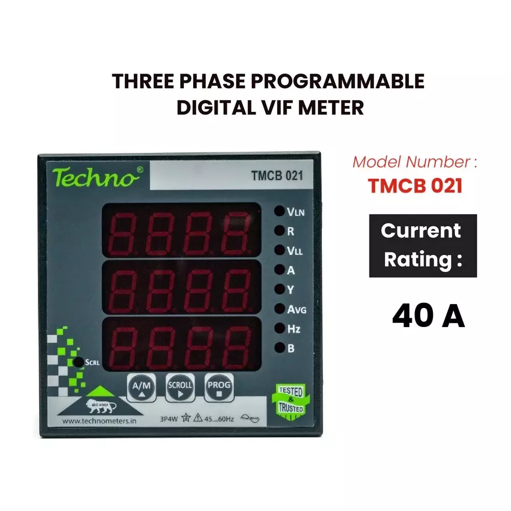 techno-meters-three-phase-volt-amps-frequency-panel-meter-polycarbonate-body-and-40-a-rated-current-tmcb_021_40a