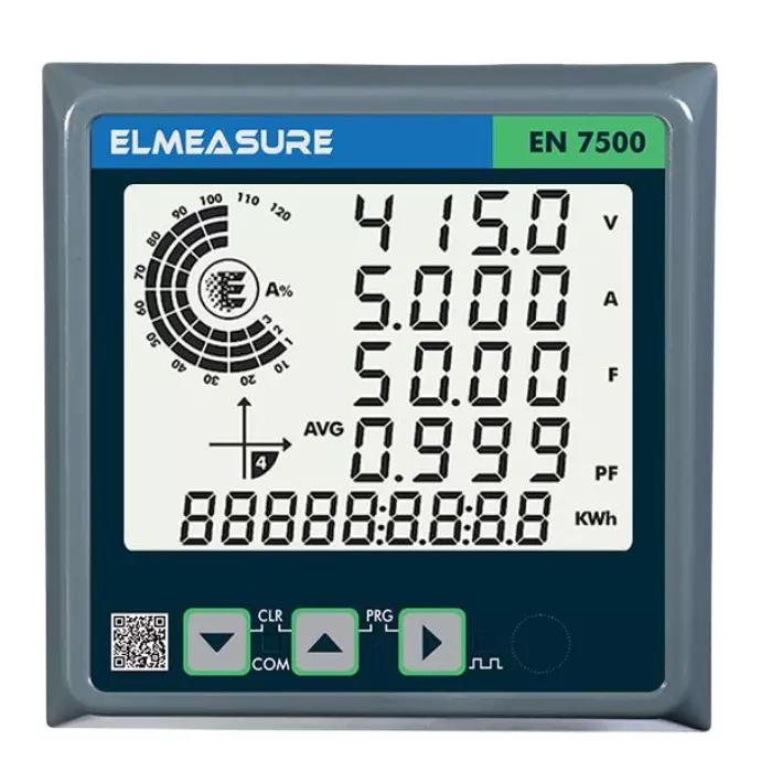 ELMEASURE Multi-function Meter 0.5 Accuracy Class RS485 Interface, EN 7500