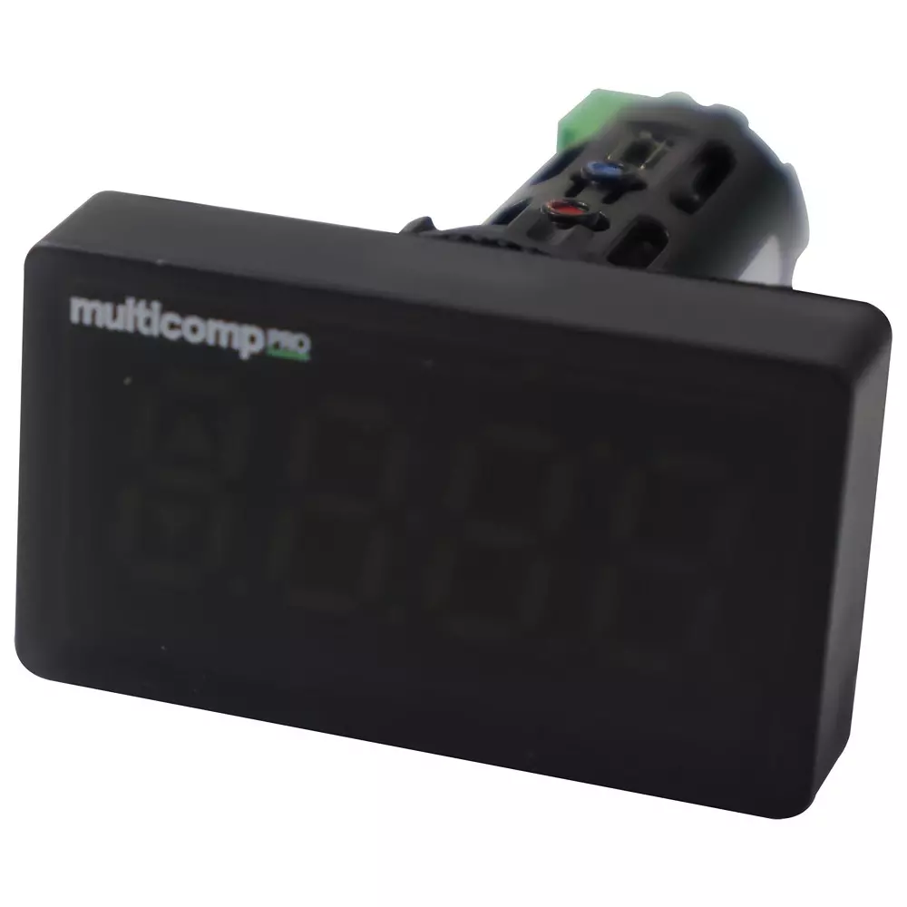 MULTICOMP PRO Panel Meter 10 V DC Supply Voltage Min 30 Max 4.0 No. of Digits / Alpha, MP-335RS-01