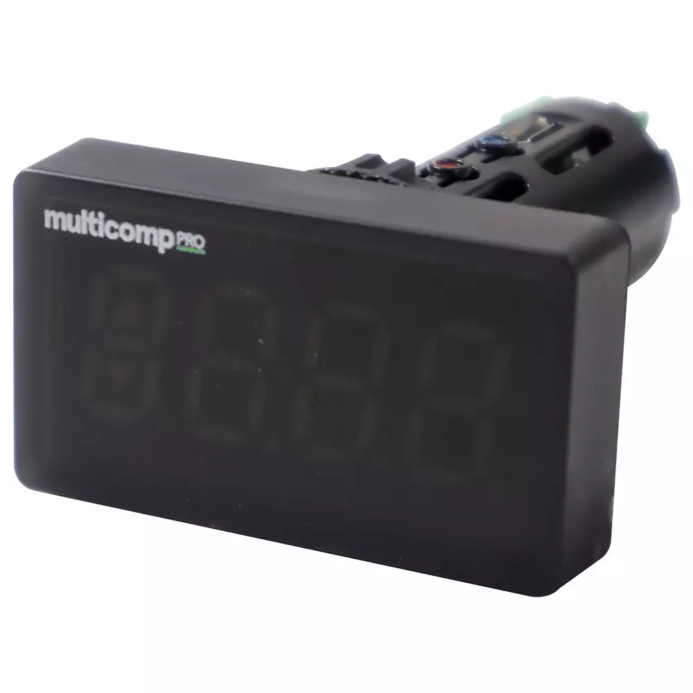 MULTICOMP PRO Panel Meter Current Function 4.0 No. of Digits / Alpha 4 mA to 20 Range, MP-335PAS-1