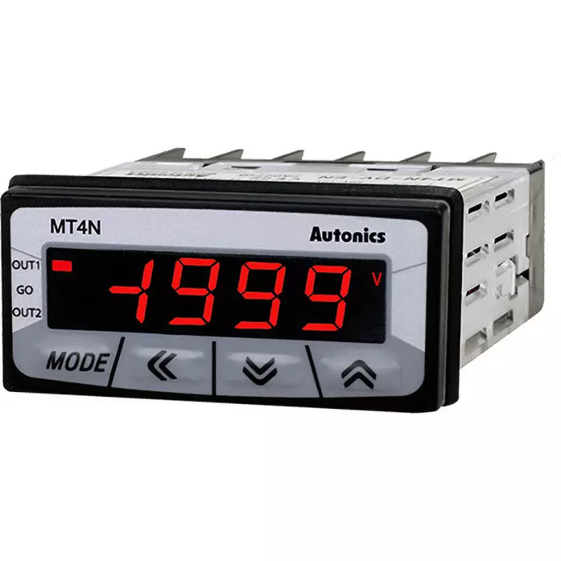 Autonics Digital Panel Meter AC100 to 240 V Power Supply Voltage, MT4N-AV-40