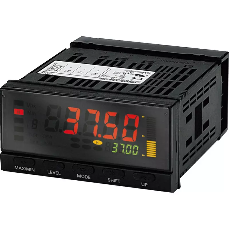 Omron 5-Digit Temperature Panel Meter Platinum Resistance Thermometer/Thermocouple Input Type AC100-240 Power Supply