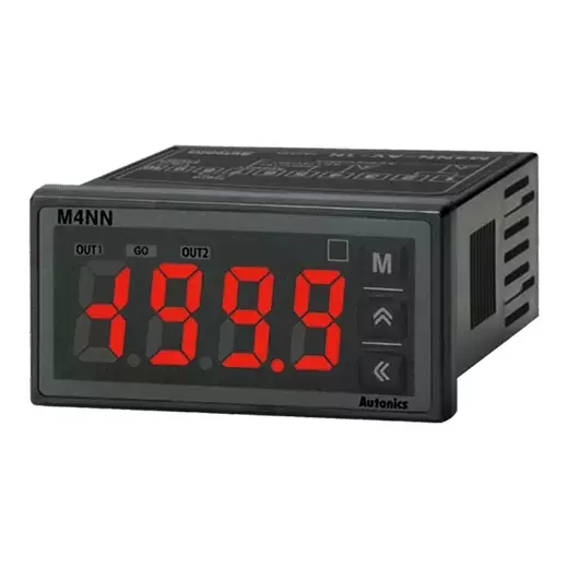 Autonics Compact Digital Panel Meter 5-24 VDC, M4NN-AV-1N