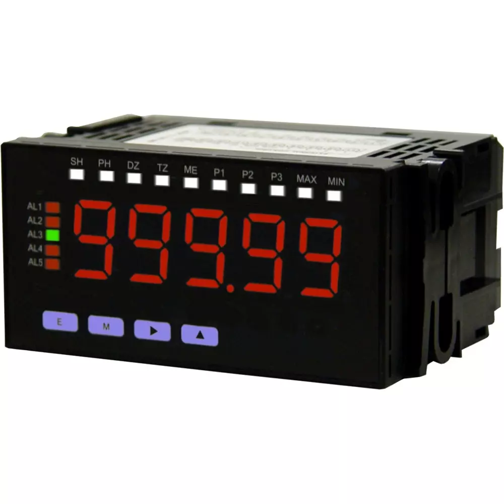 Watanabe Electric High Performance Digital Panel Meter AC 100 to 240 V ±10% Power Supply, WPM-1-11-B02-000