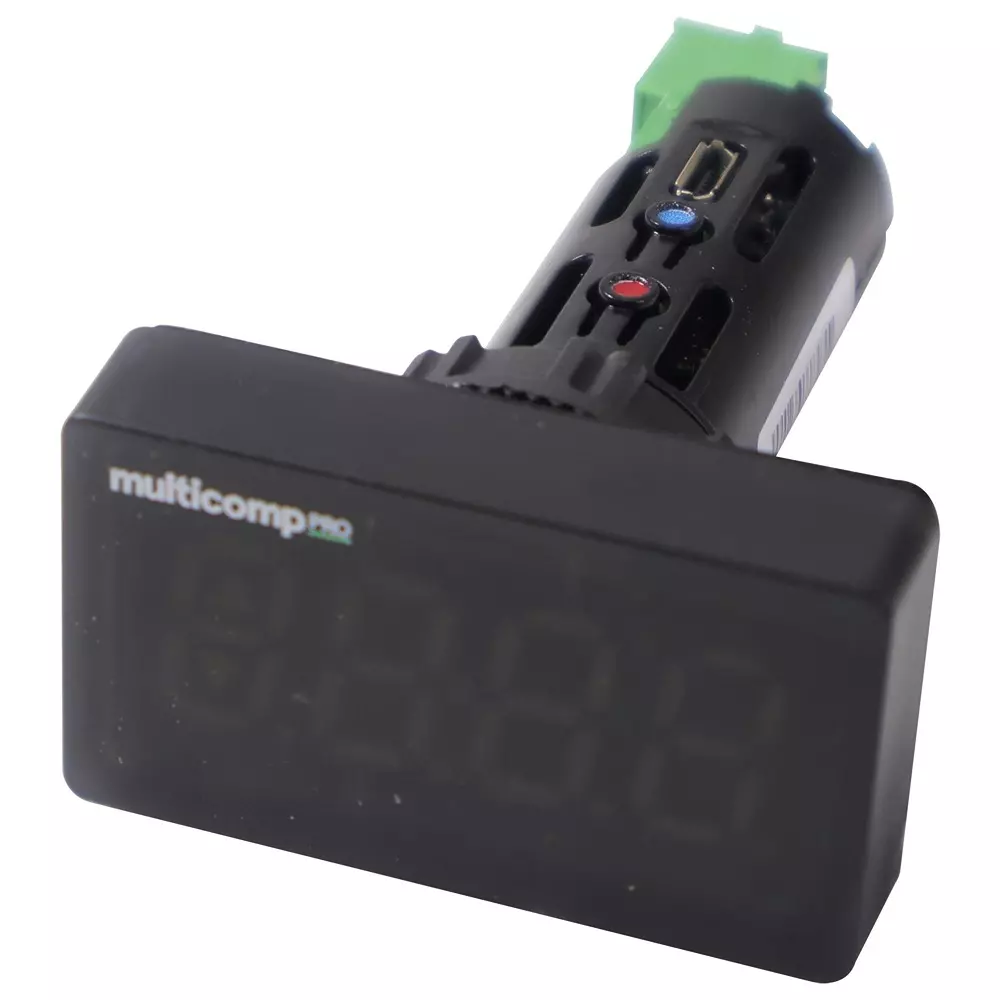 MULTICOMP PRO Panel Meter 21.6 V Supply Voltage Min 26.4 Max Resistance, RTD, Temperature Function, MP-335RTD-21