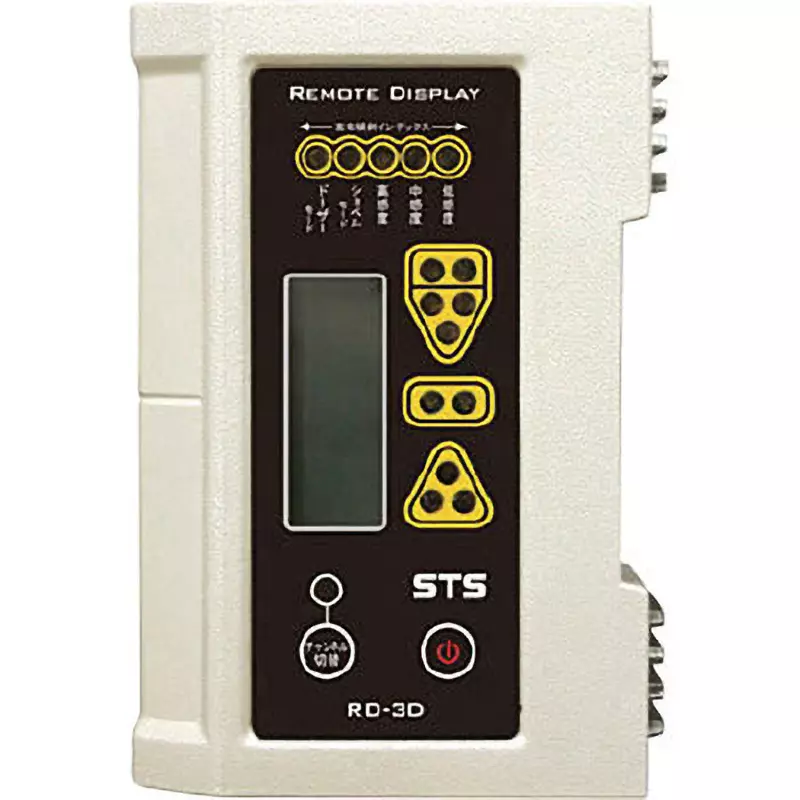 STS Remote Display [Wireless connection range with machine control WMC-3 D] Approximately 25 m Specifications 4 AA, RD3D