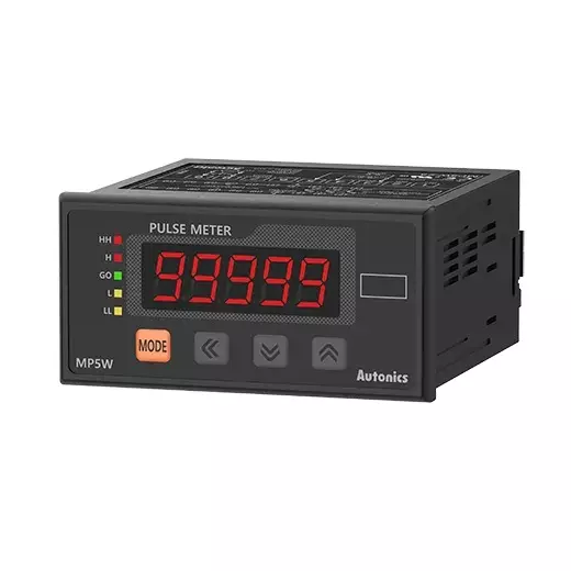 Autonics High Performance Digital Pulse Meter (R)24-48 VDC/24 VAC_NPN+4-20, MP5W-24