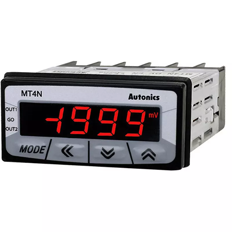 Autonics Digital Panel Meter AC100 to 240 V Power Supply Voltage, MT4N-DV-43