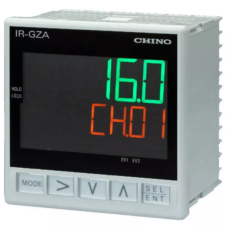 CHINO Setting Display Connected device: Radiation thermometer IR-CZ, IR-SA, IR-CA series, Signal modulation:, IR-GZA2SC