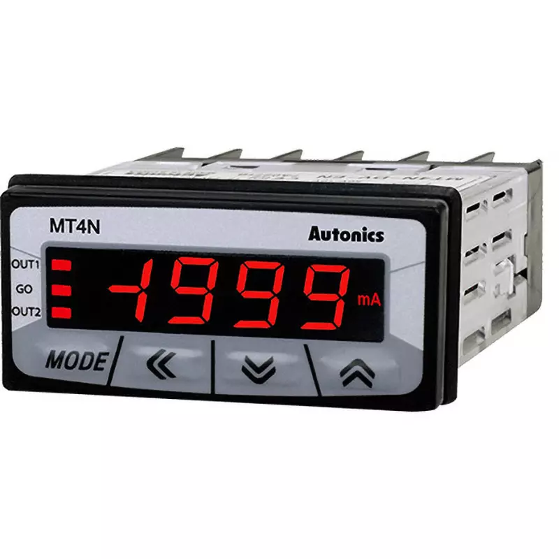 Autonics Digital Panel Meter AC100 to 240 V Power Supply Voltage, MT4N-DA-4N