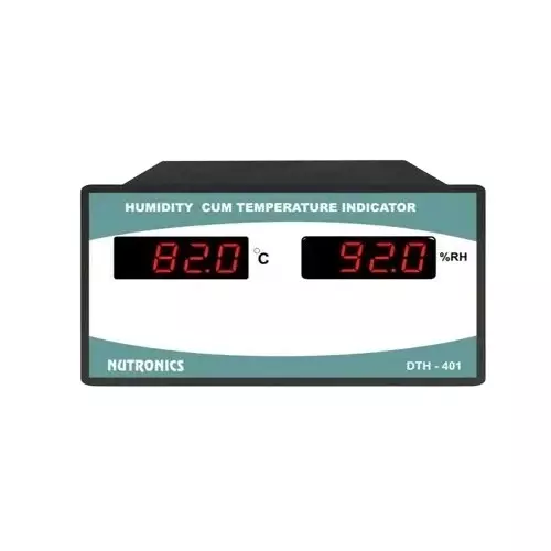 Nutronics Temperature Humidity Controller Dual Display PT-100 RH 230V AC, DTH-401