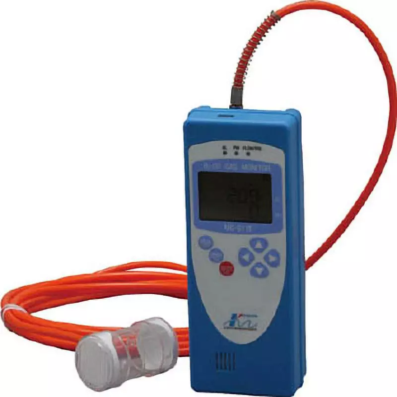 KOMYO RIKAGAKU KOGYO Measuring Device 3 AA alkaline batteries (LR6) Power Supply Sampling hose with float (5 m) Leather case, MD-611E