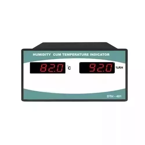 Hartley Temperature Humidity Controller Dual Display PT-100 RH 230 V AC, DTH-401