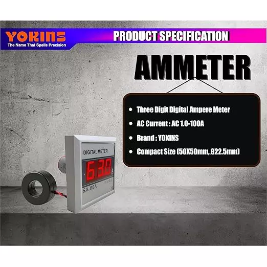 yokins-digital-ac-ampere-meter-panel-mount-22-mm-hole-diameter-red-7-segment-led-display-sa-60a