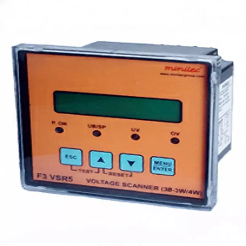 Minilec Microprocessor Based Digital Voltage Scanner With Serial Port Option 3 & 4 Wire F3 Series ABS Enclosure 2 CO, F3 VSR 5