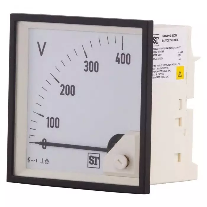 Sifam Tinsley Sigma Series Analogue Voltmeter AC, 92 x 92 mm, EQ94-V69X2N1CAW0ST