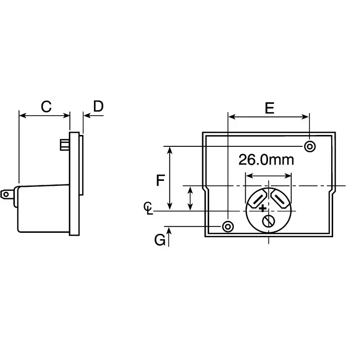 Sifam Tinsley Analogue Voltmeter DC ±1.5 %, 27 (Dia.) mm, IS 11007
