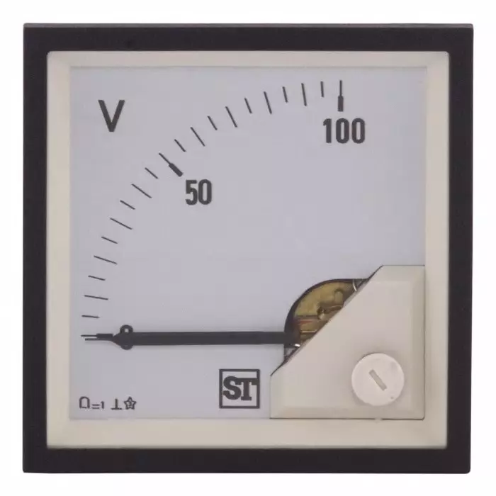 Sifam Tinsley Sigma Series Analogue Voltmeter DC, 92 x 92 mm, PQ94-V0ZL2N1CAW0ST