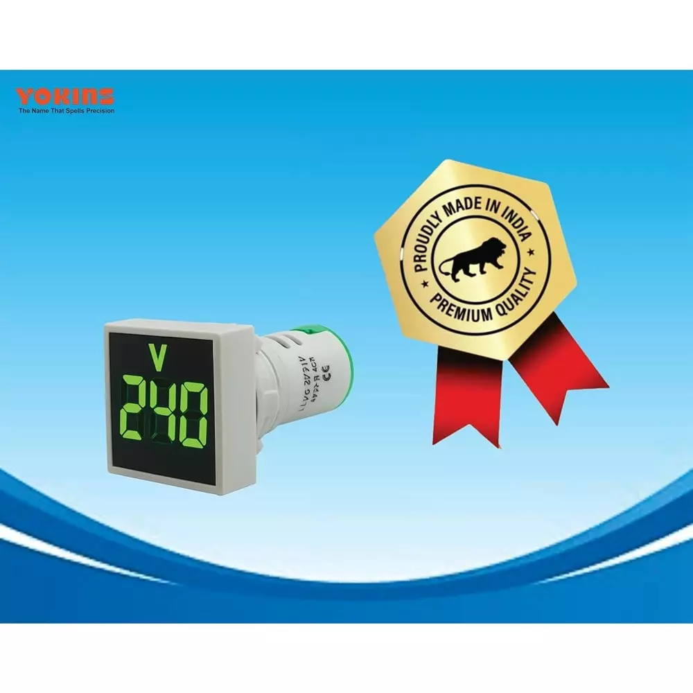 yokins-ac-digital-compact-volt-meter-20-500-v-ac-voltage-self-powered-square-shape-green-3-digit-22-mm-hole-diameter