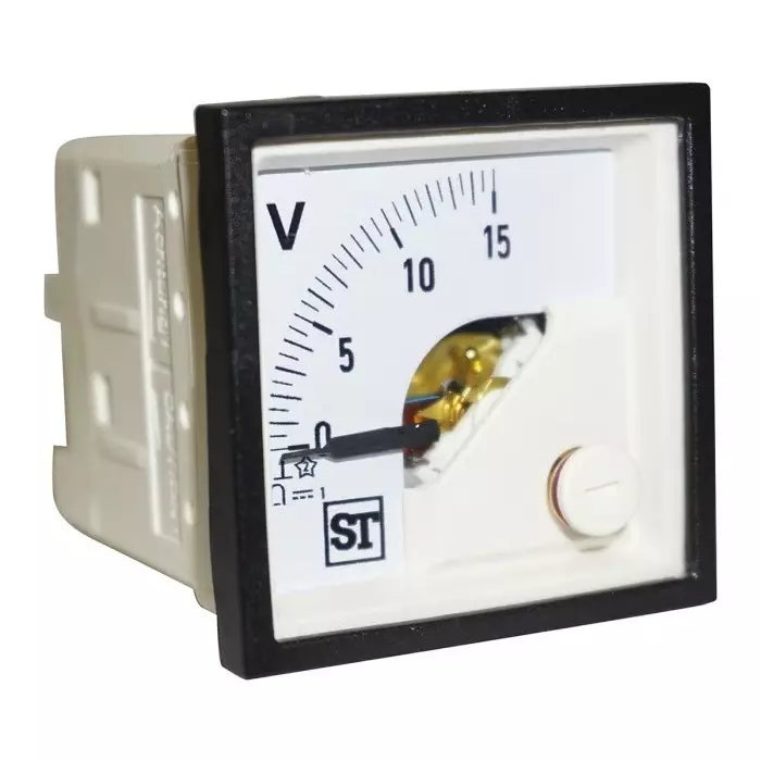 Sifam Tinsley Sigma Series Analogue Voltmeter DC, 45 x 45 mm, PQ44-V0TL2N1CAW0ST