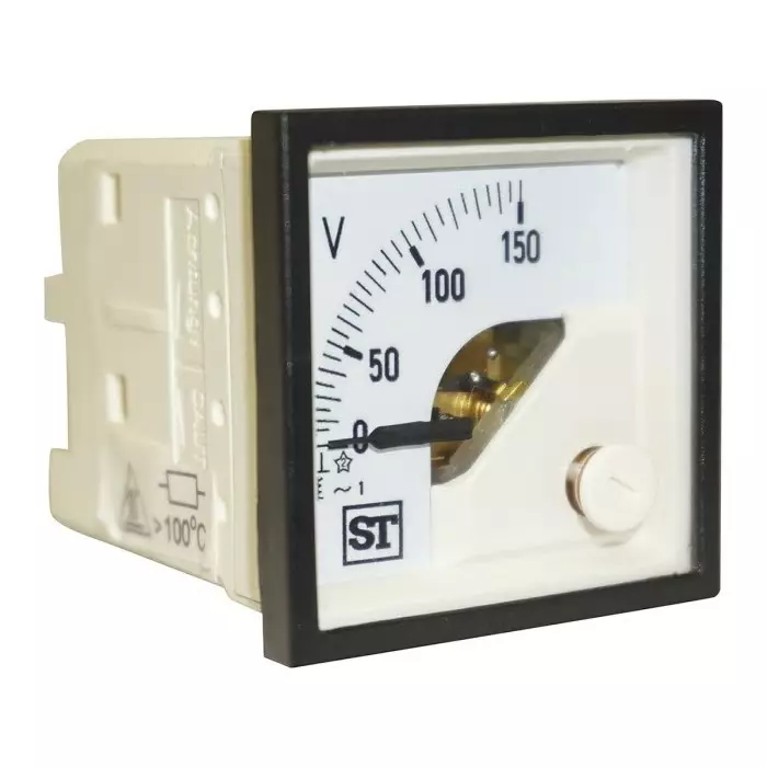 Sifam Tinsley Sigma Series Analogue Voltmeter AC, 45 x 45 mm, EQ44-V63X2N1CAW0ST