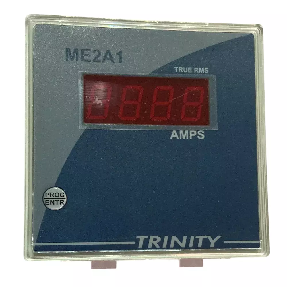 TRINITY Ammeter 1 Phase, 0-5000 Amp, Seven Segment LED Display, ME2A1