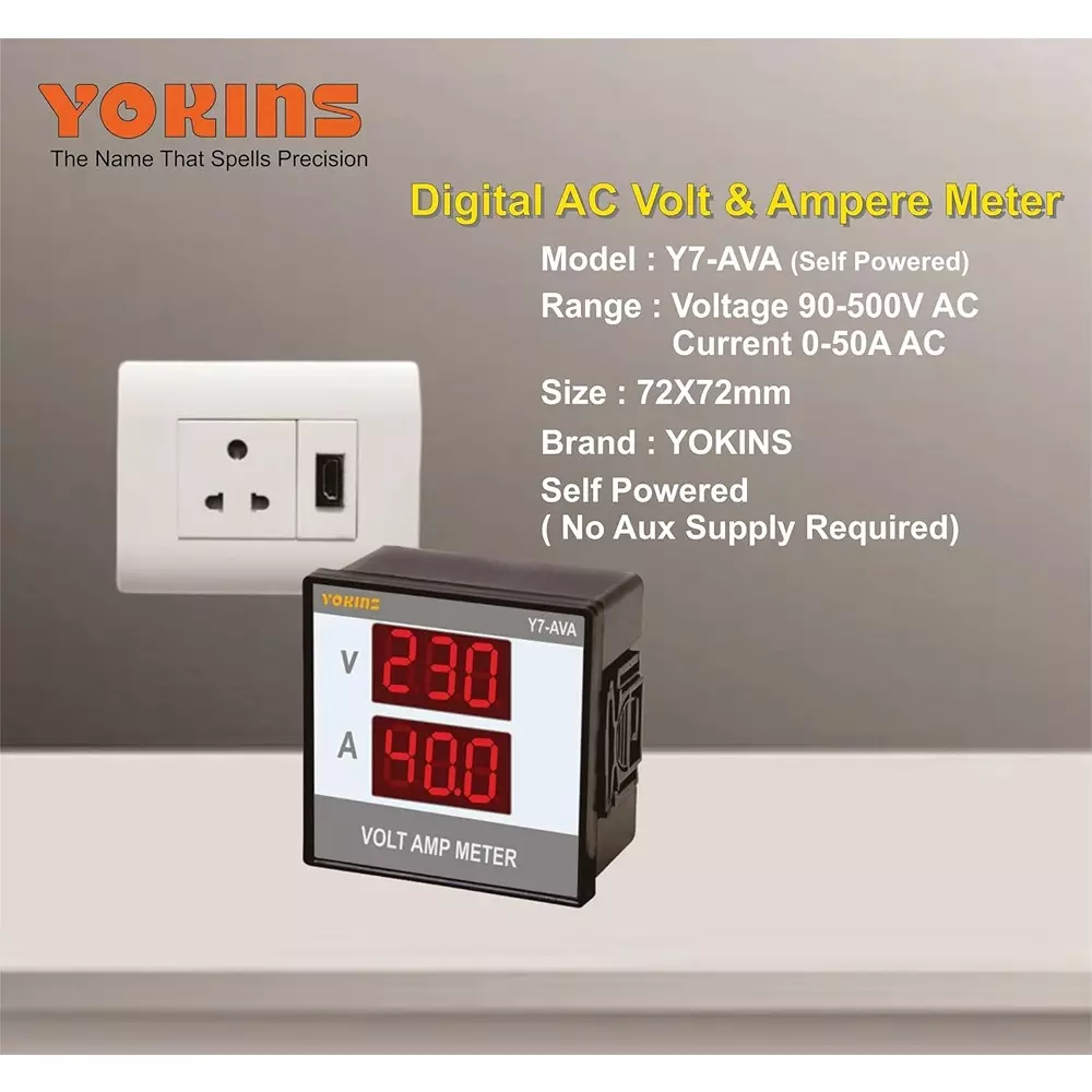 yokins-economy-series-digital-volt-ampere-meter-90-500-v-ac-dual-line-digital-display-10-50-a-y7-ava-pack-of-2