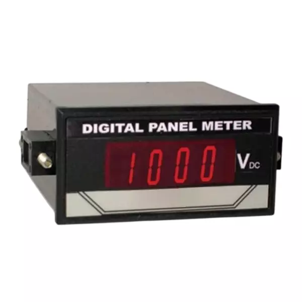 Metravi Single Phase DC Voltmeter 4-1/2 Digits LED Display Power Consumption AC 5 VA, CE-0102V DC