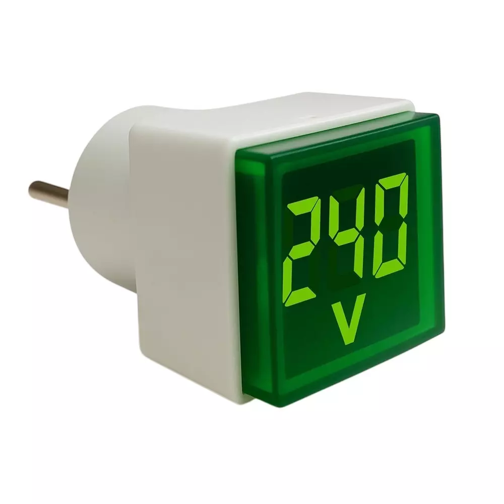 YOKINS YP-AV Plug-In Digital Voltmeter 50-500 V AC Voltage ±2V Tolerance