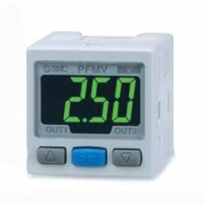 SMC PFMV Series Digital Voltmeter Vdc, 7 Segment LED Display 3-1/2 Digits-Digits Â±0.5 %, PFMV304-M