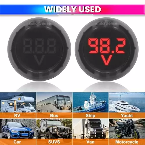 amicisense-voltmeter-5-to-100-vdc-3-digit-led-digital-display-battery-monitor-bike-for-battery-voltage-monitoring