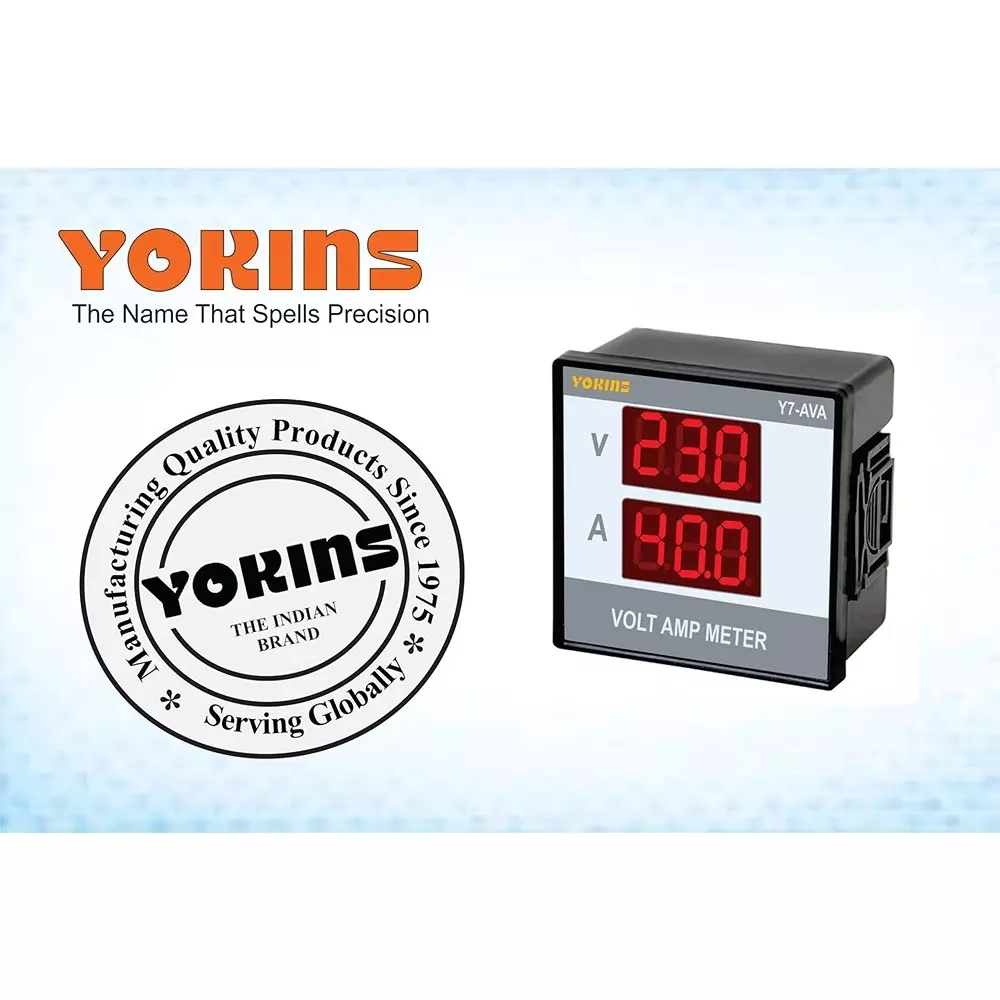 yokins-economy-series-digital-volt-ampere-meter-90-500-v-ac-dual-line-digital-display-10-50-a-y7-ava-pack-of-5