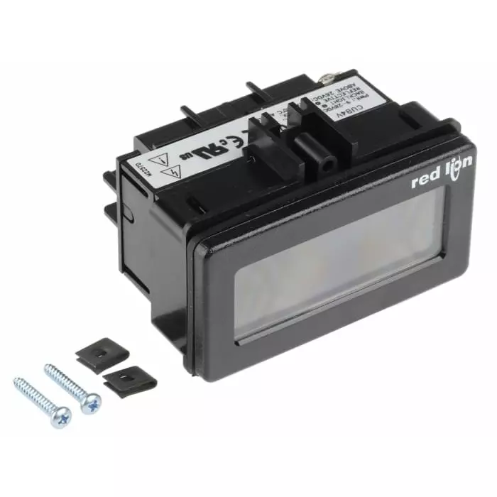 Red Lion Digital Voltmeter DC, LCD Display 3.5-Digits ±0.1 %, CUB4V020